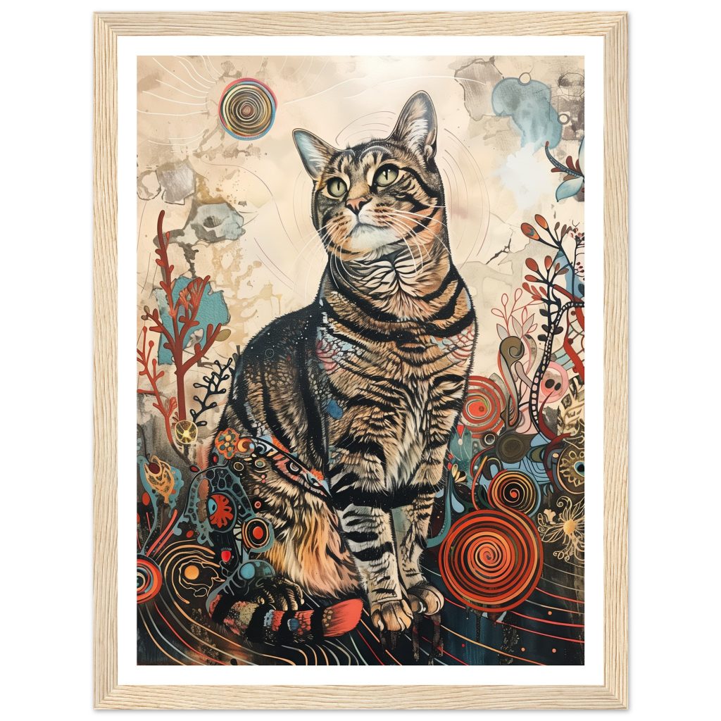 Tabby Cat - Salvador Dalí - Poster