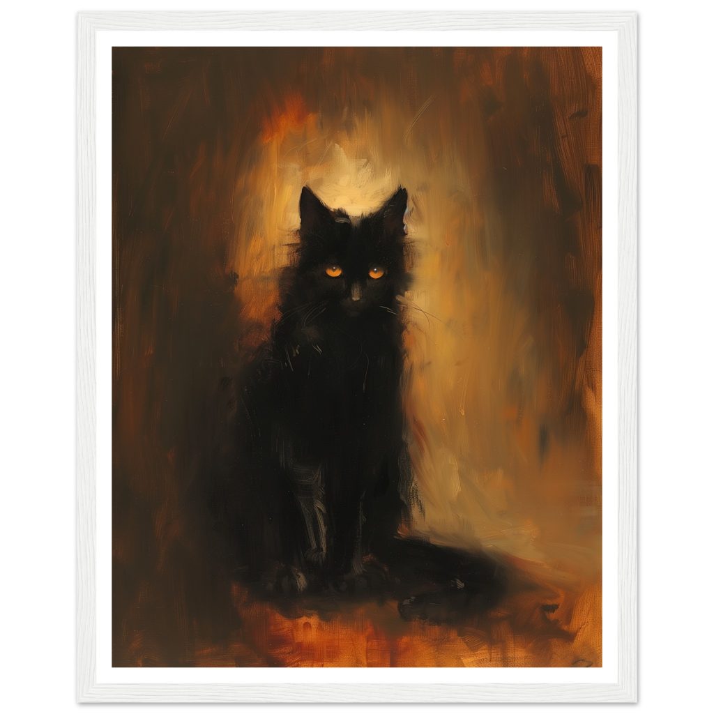 Black Cat - Rembrandt van Rijn - Poster