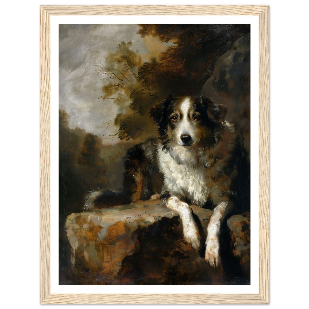 Border Collie - Rembrandt van Rijn - Poster