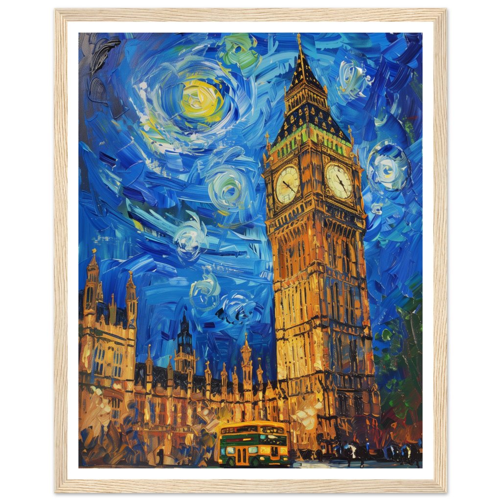 Big Ben - Vincent van Gogh - Series #2 - Poster