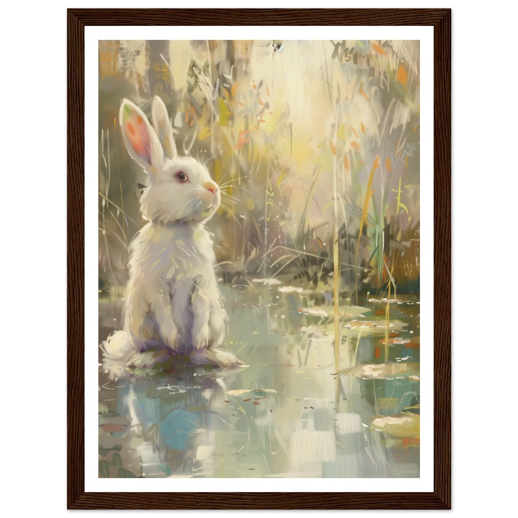White Rabbit - Claude Monet - Poster