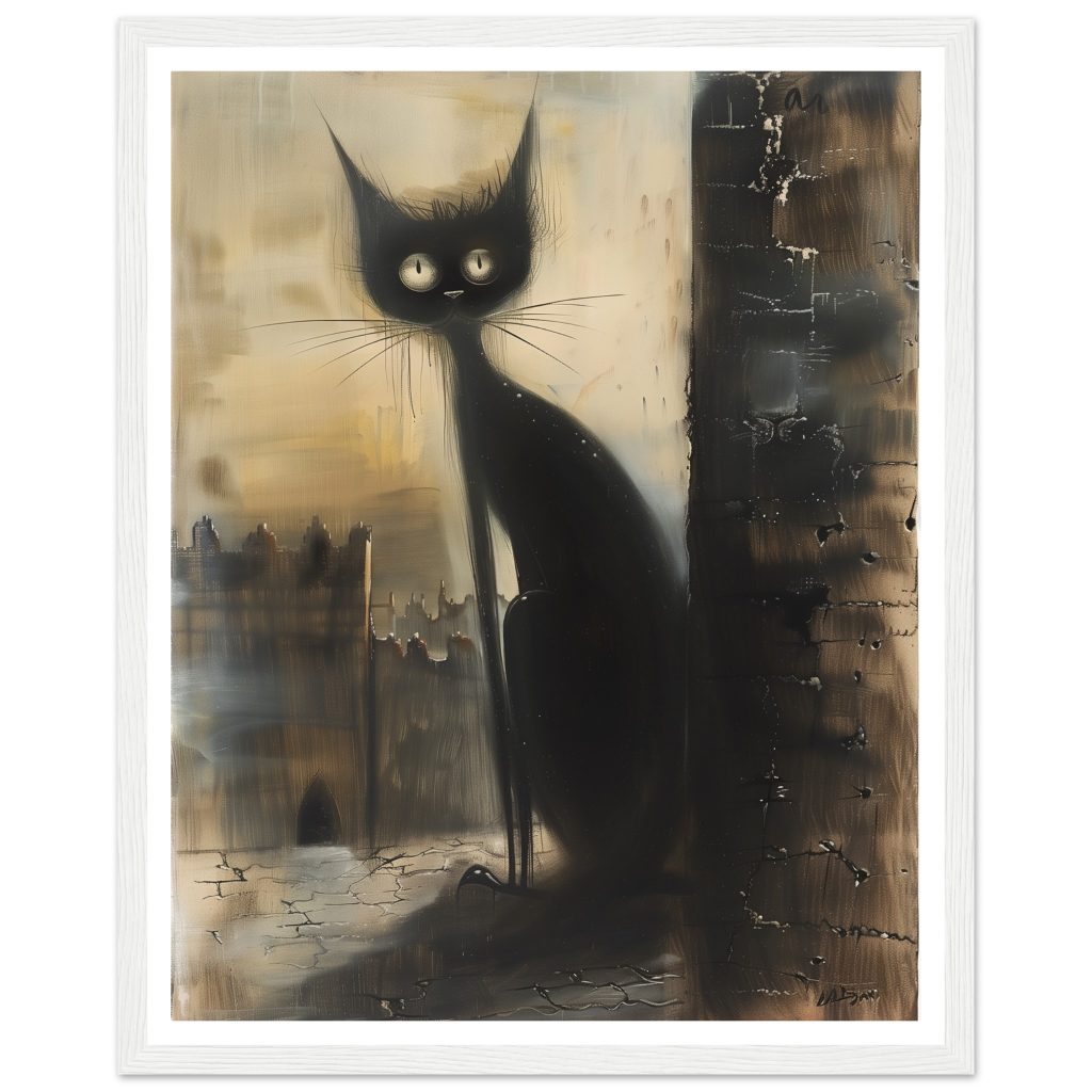 Black Cat - Salvador Dalí - Poster