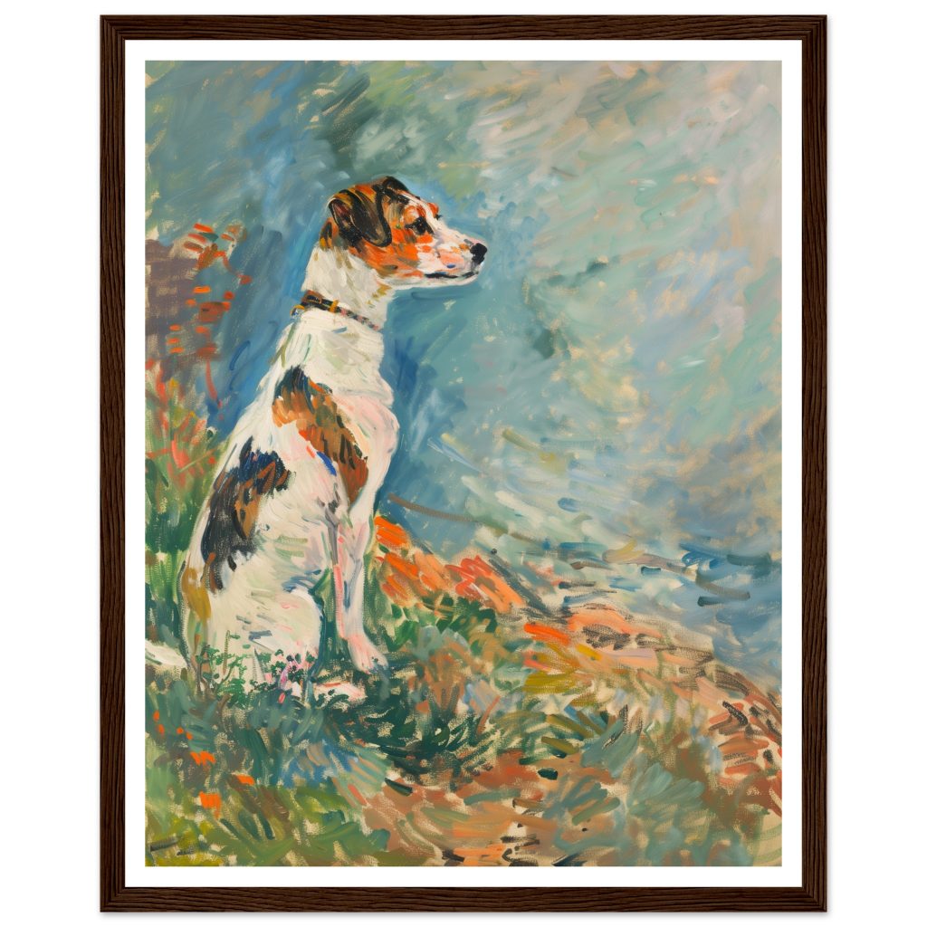 Jack Russell - Claude Monet - Poster