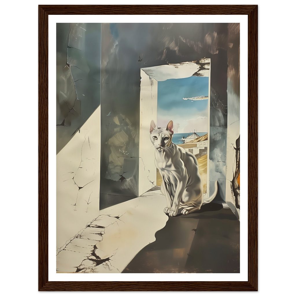 White Cat - Salvador Dalí - Poster