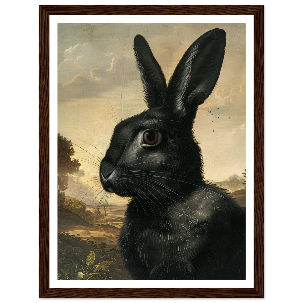 Black Rabbit - Leonardo da Vinci - Poster