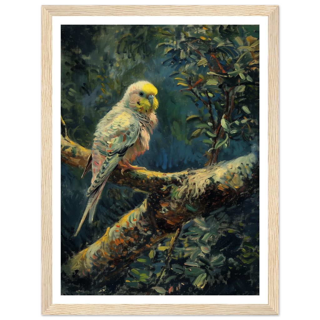 Budgerigar - Claude Monet - Poster