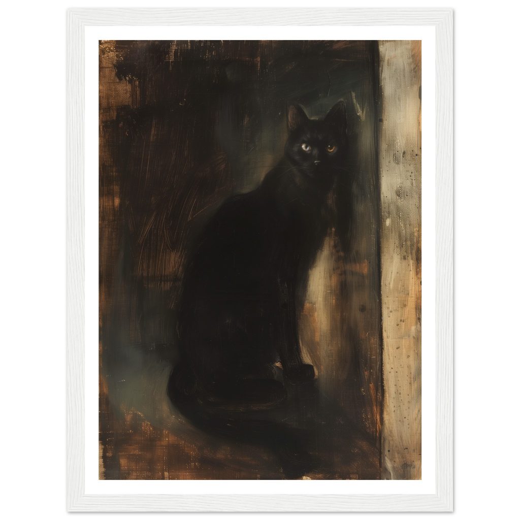Black Cat - Leonardo da Vinci - Poster