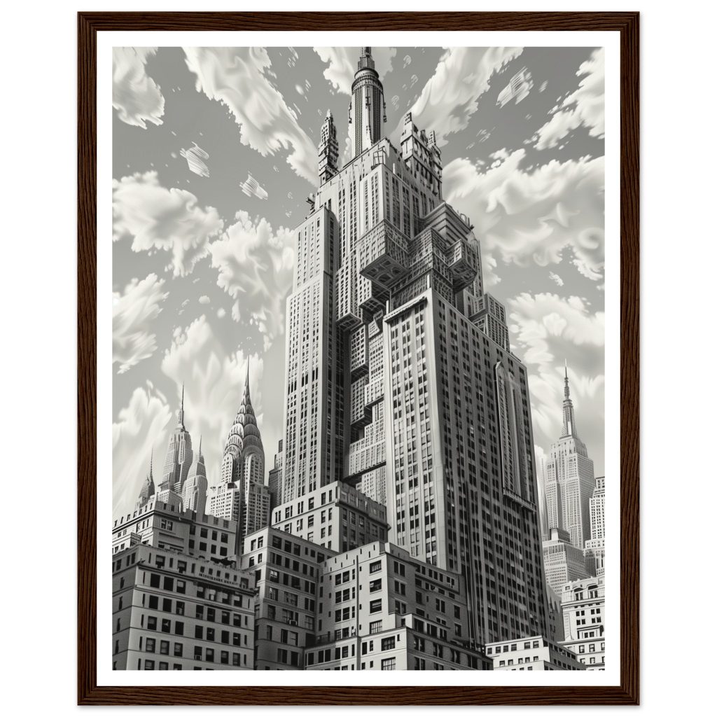 The Empire State Building - M.C. Escher - Poster