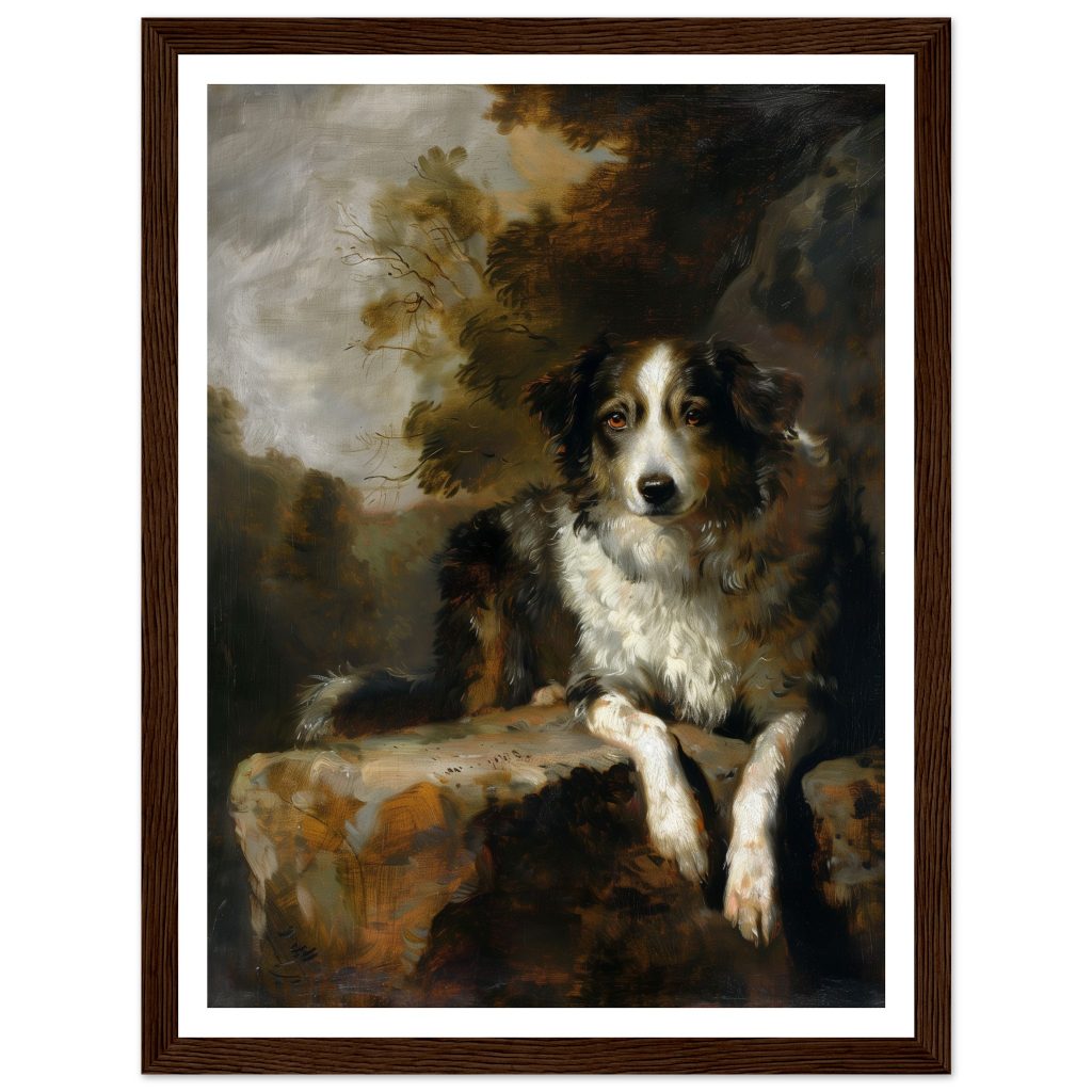 Border Collie - Rembrandt van Rijn - Poster