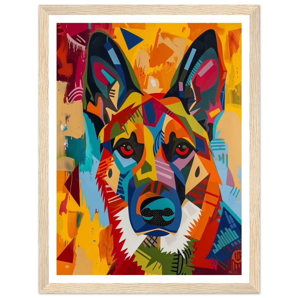German Shepherd - Pablo Picasso - Poster