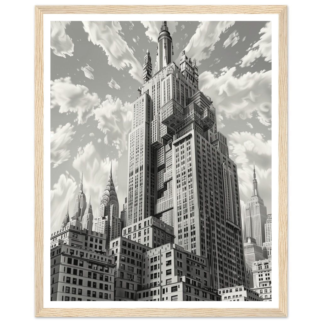 The Empire State Building - M.C. Escher - Poster