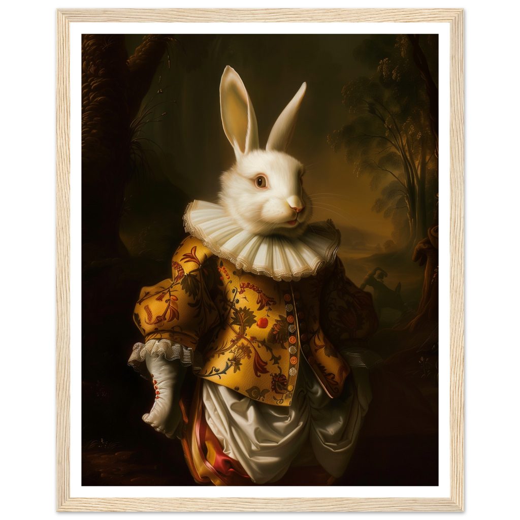 White Rabbit - Rembrandt van Rijn - Poster