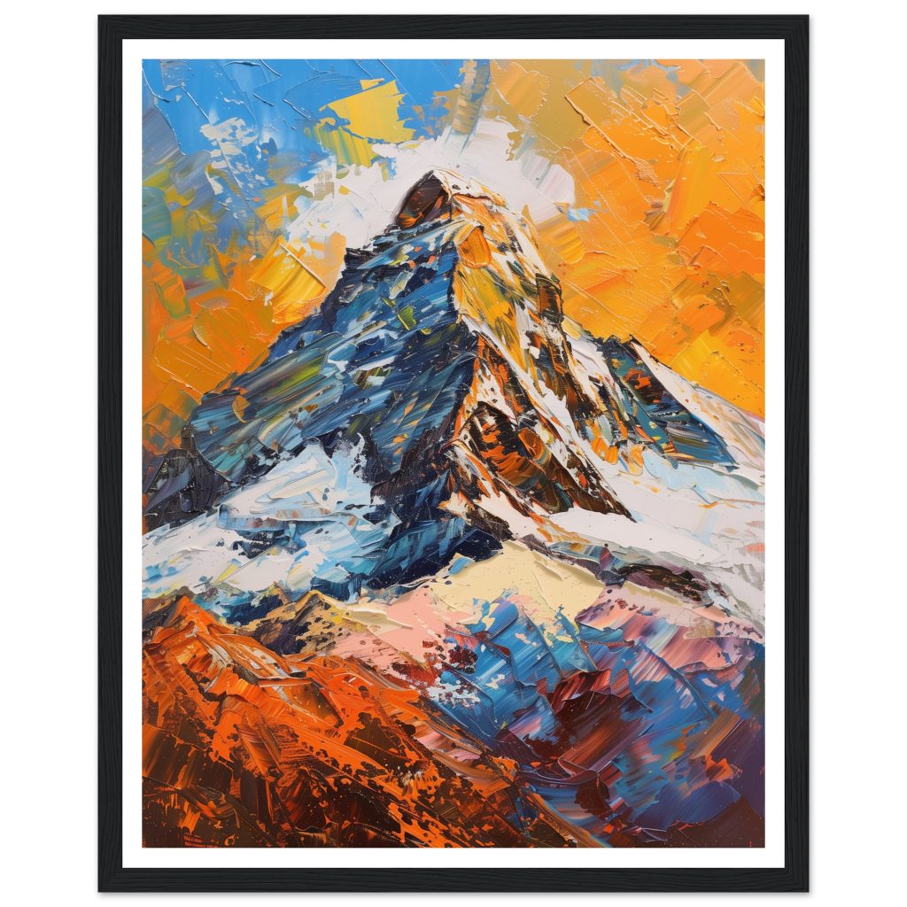 Mount Everest - Vincent van Gogh - Poster