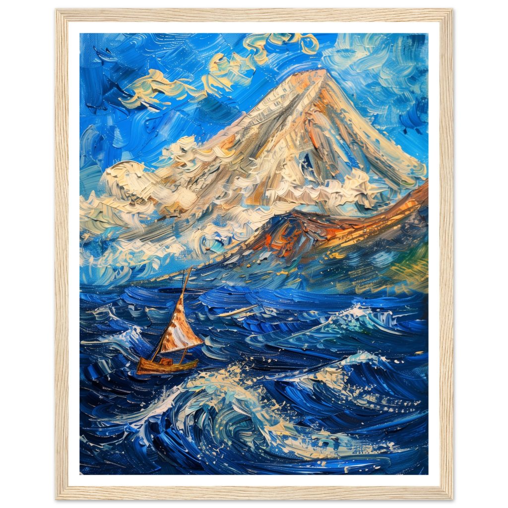 Mount Fuji - Vincent van Gogh - Poster