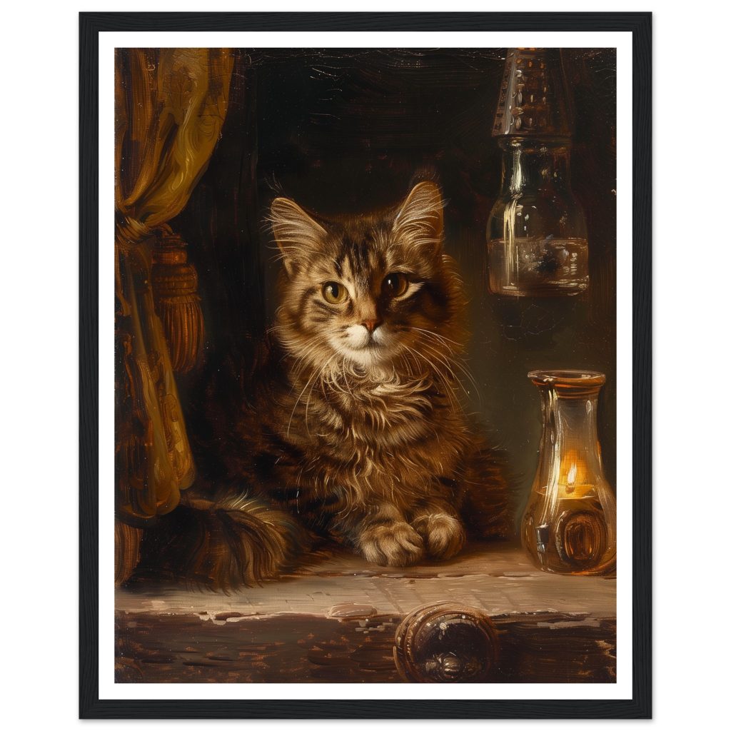 Tabby Cat - Rembrandt van Rijn - Poster