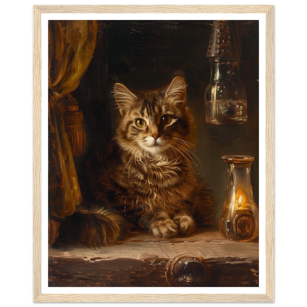 Tabby Cat - Rembrandt van Rijn - Poster