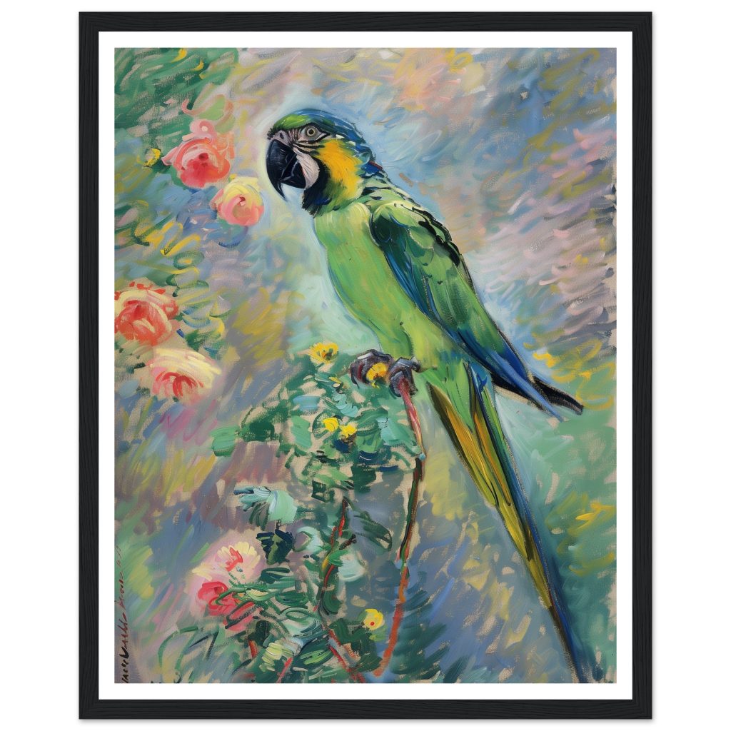 Parrot - Claude Monet - Poster