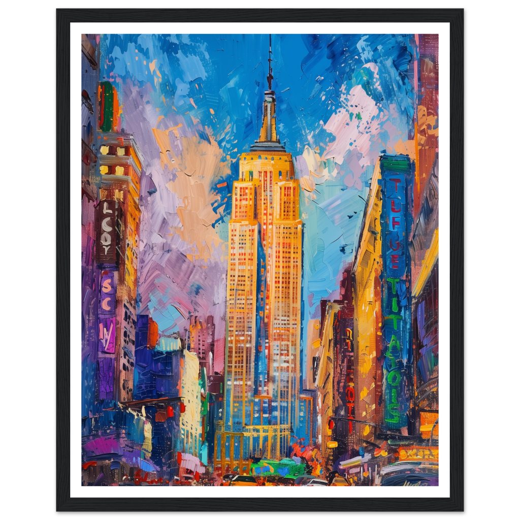 The Empire State Building - Claude Monet - Poster