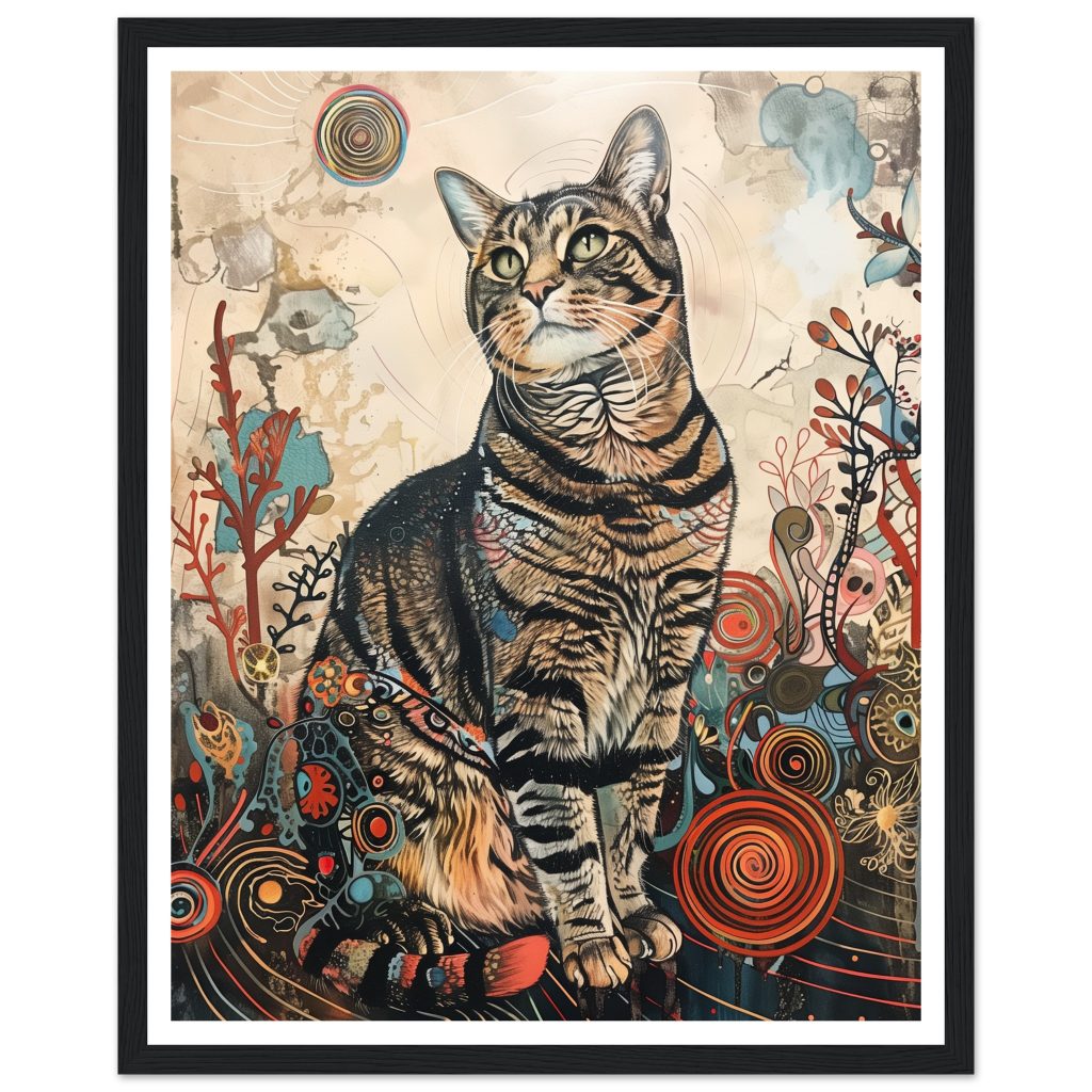 Tabby Cat - Salvador Dalí - Poster