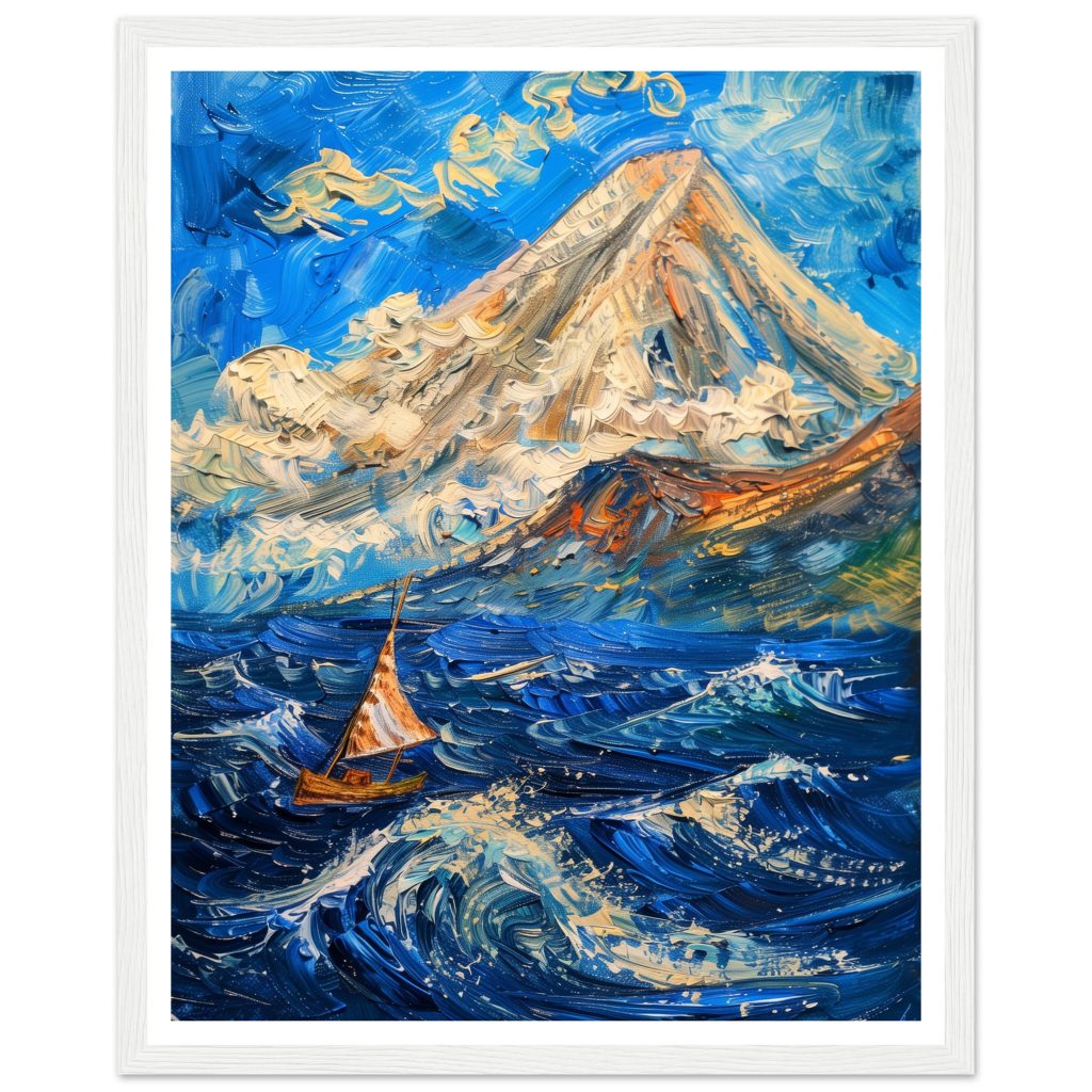 Mount Fuji - Vincent van Gogh - Poster