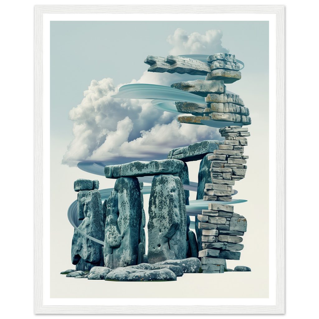 Stonehenge - Salvador Dalí - Poster