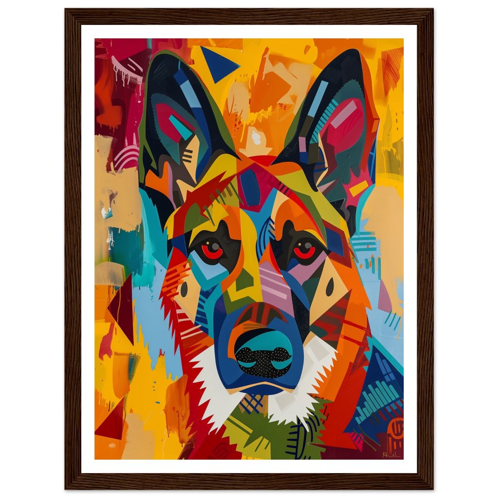 German Shepherd - Pablo Picasso - Poster