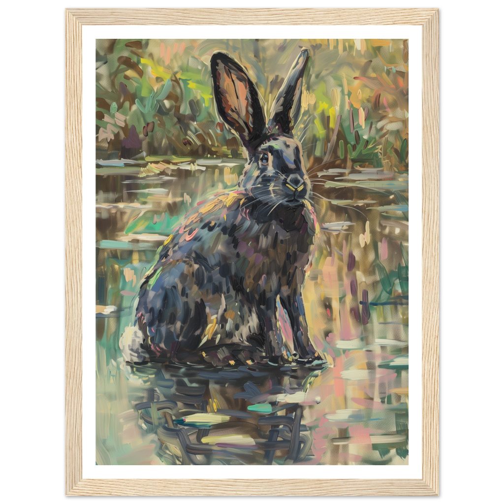 Black Rabbit - Claude Monet - Poster