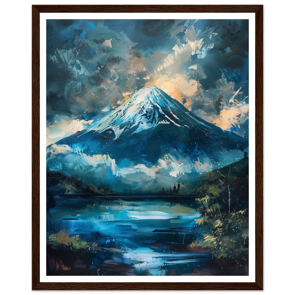Mount Fuji - Rembrandt - Poster
