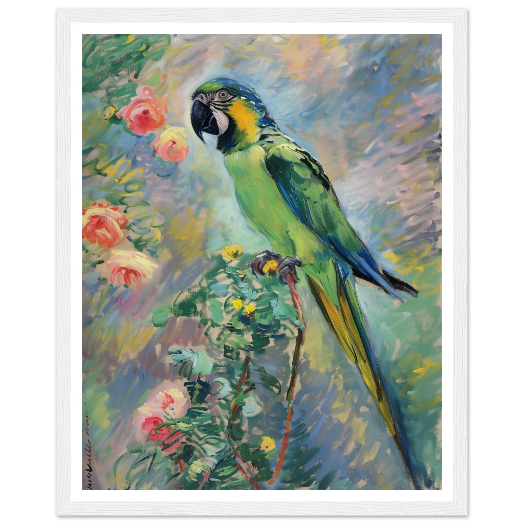 Parrot - Claude Monet - Poster