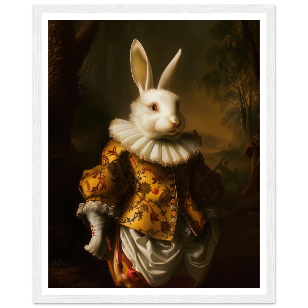 White Rabbit - Rembrandt van Rijn - Poster