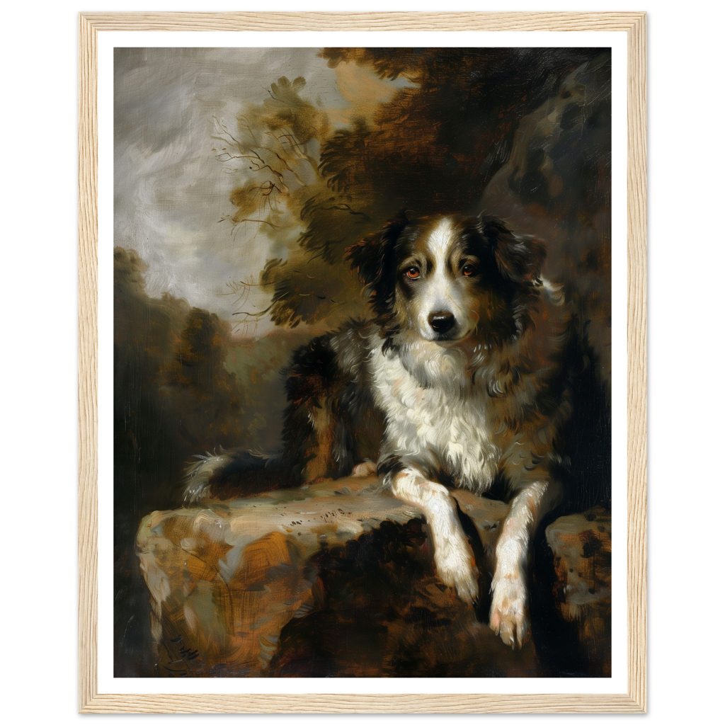 Border Collie - Rembrandt van Rijn - Poster