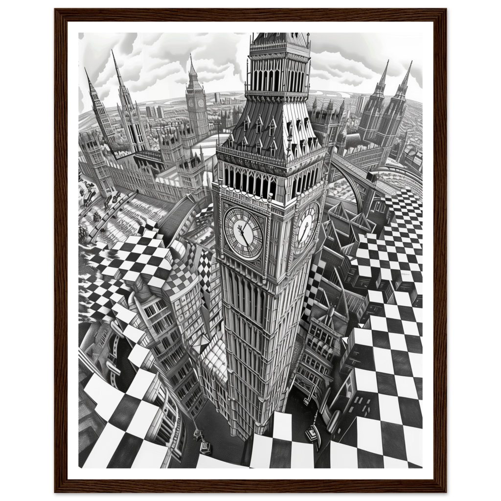 Big Ben - M.C. Escher - Series #2 - Poster