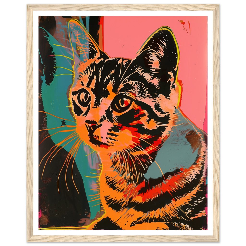 Tabby Cat - Andy Warhol - Poster