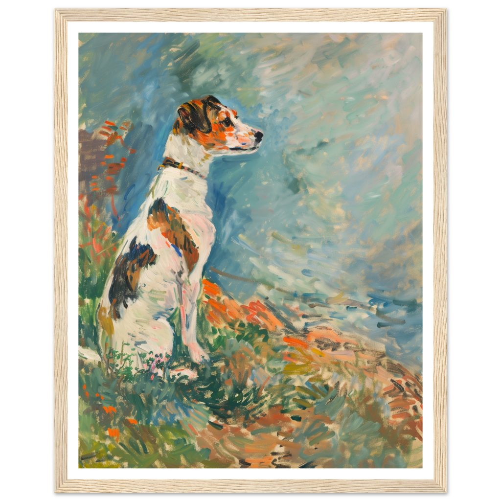 Jack Russell - Claude Monet - Poster