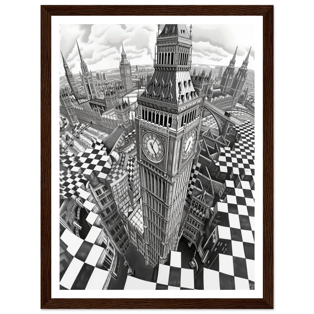 Big Ben - M.C. Escher - Series #2 - Poster