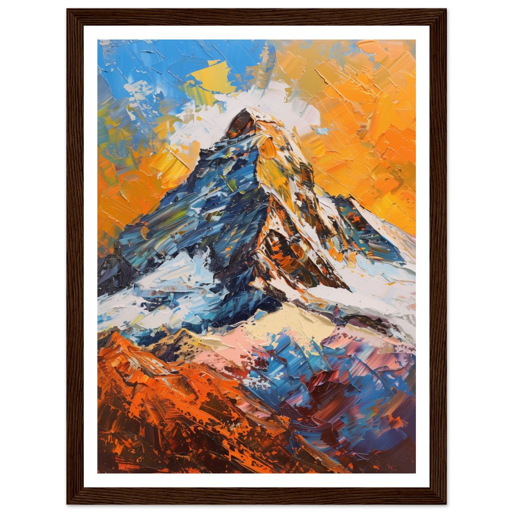 Mount Everest - Vincent van Gogh - Poster
