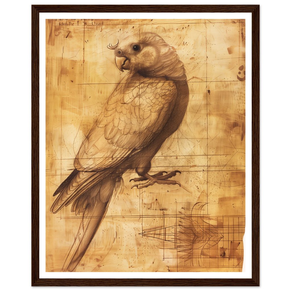 Cockatiel - Leonardo da Vinci - Poster