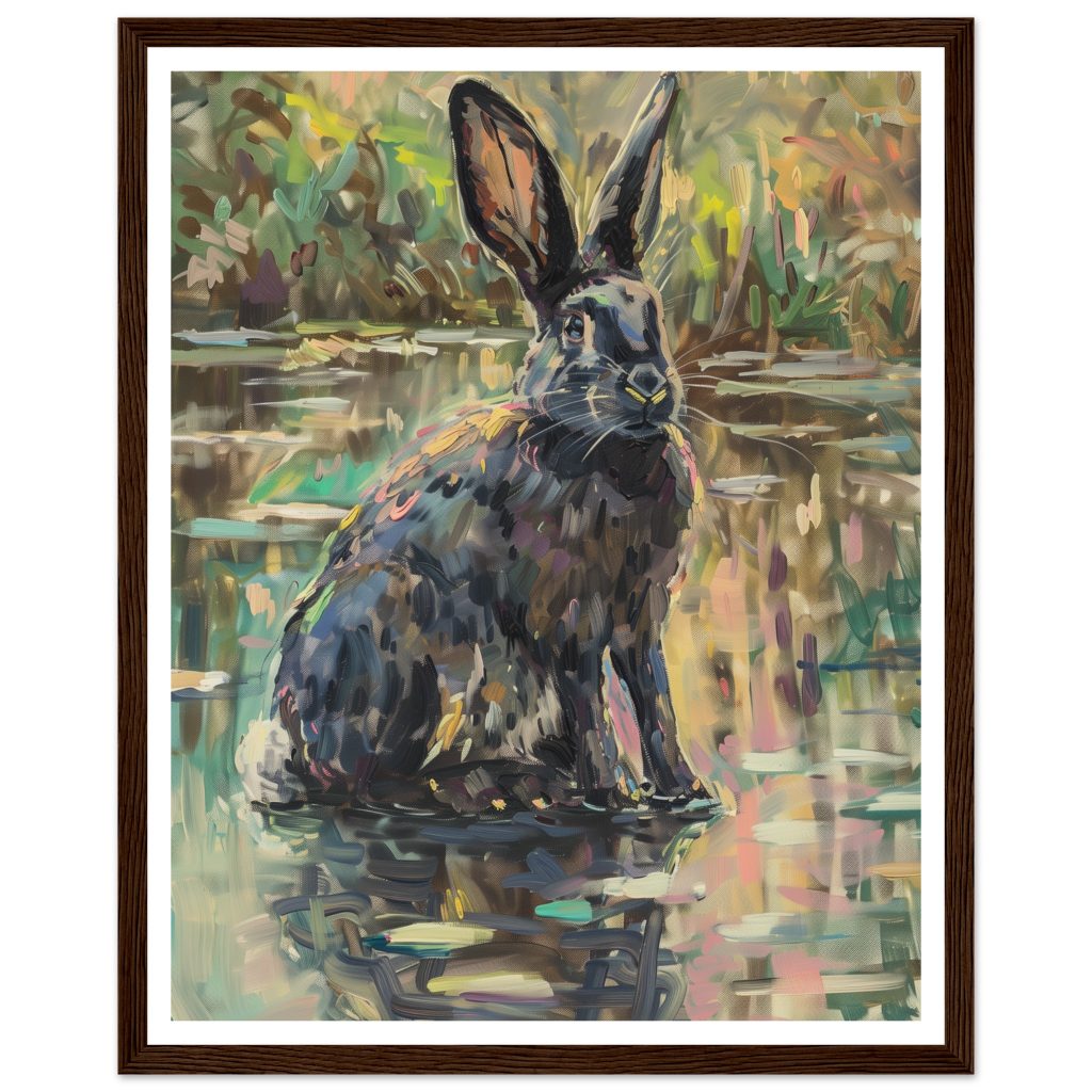 Black Rabbit - Claude Monet - Poster