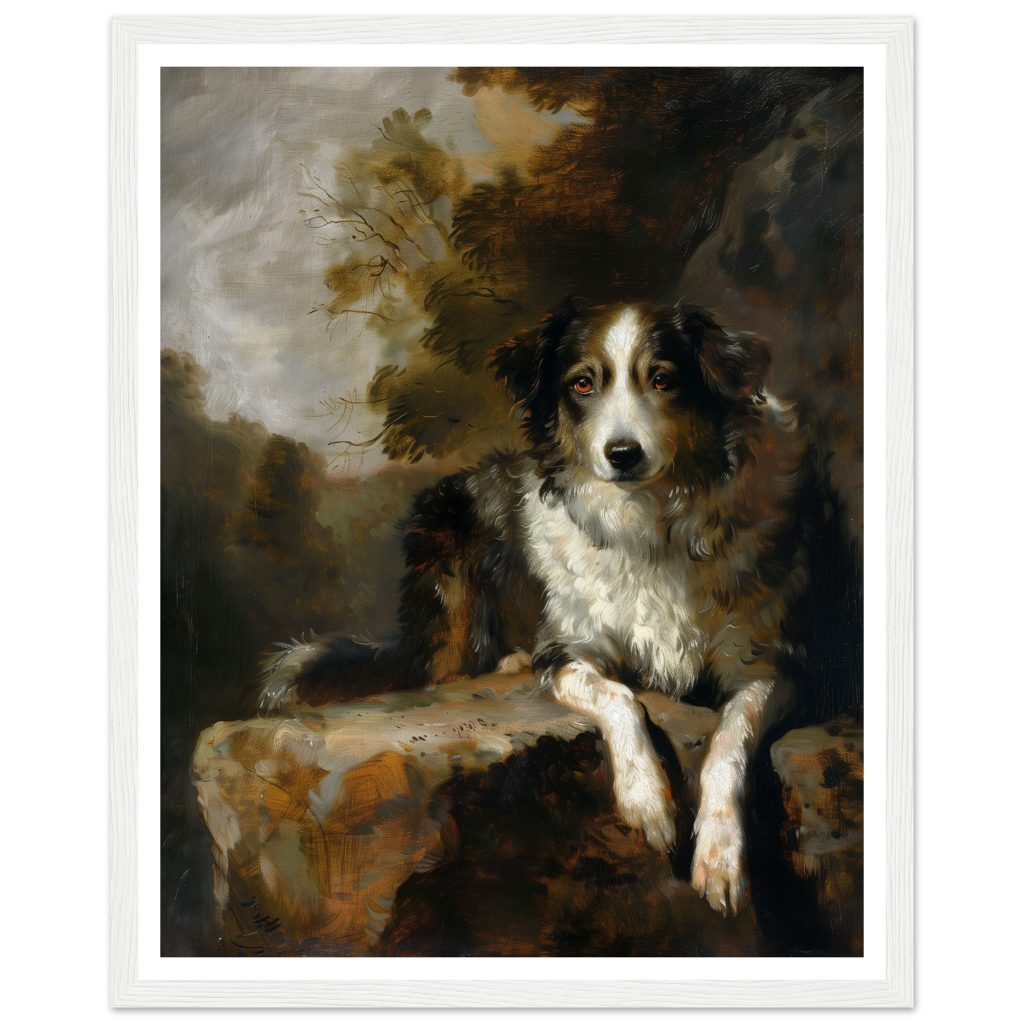 Border Collie - Rembrandt van Rijn - Poster