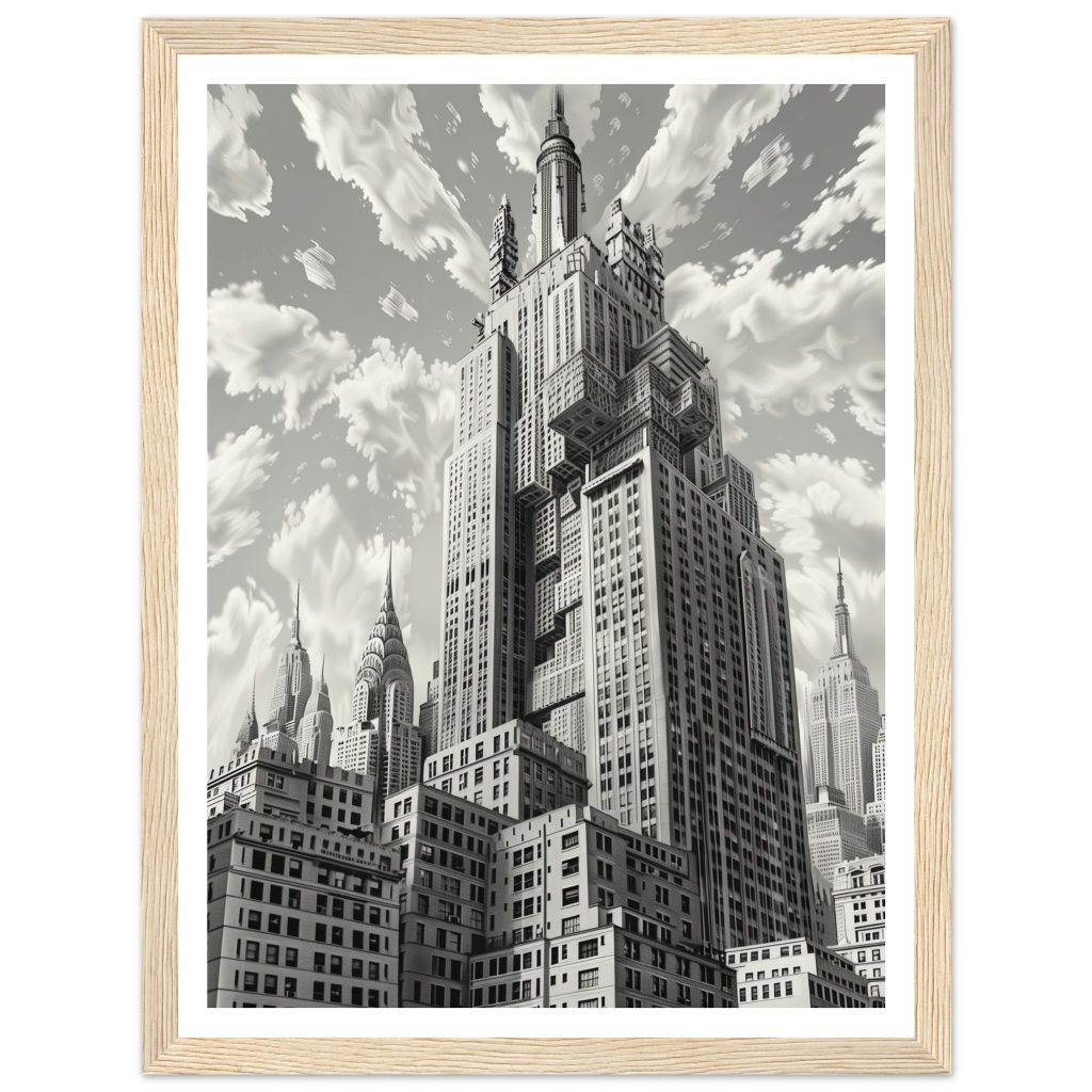 The Empire State Building - M.C. Escher - Poster