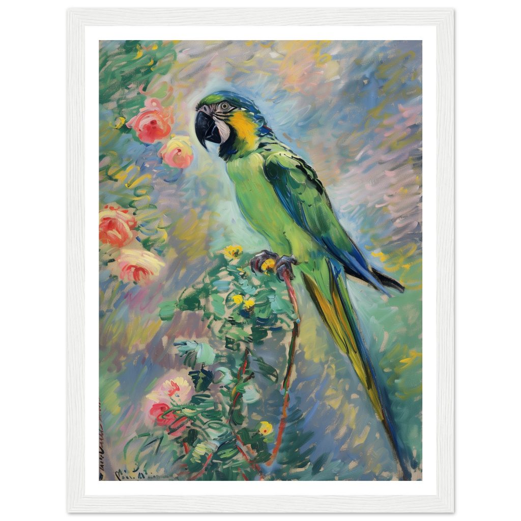Parrot - Claude Monet - Poster