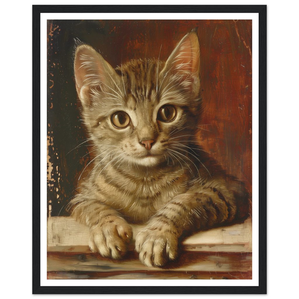 Tabby Cat - Leonardo da Vinci - Poster