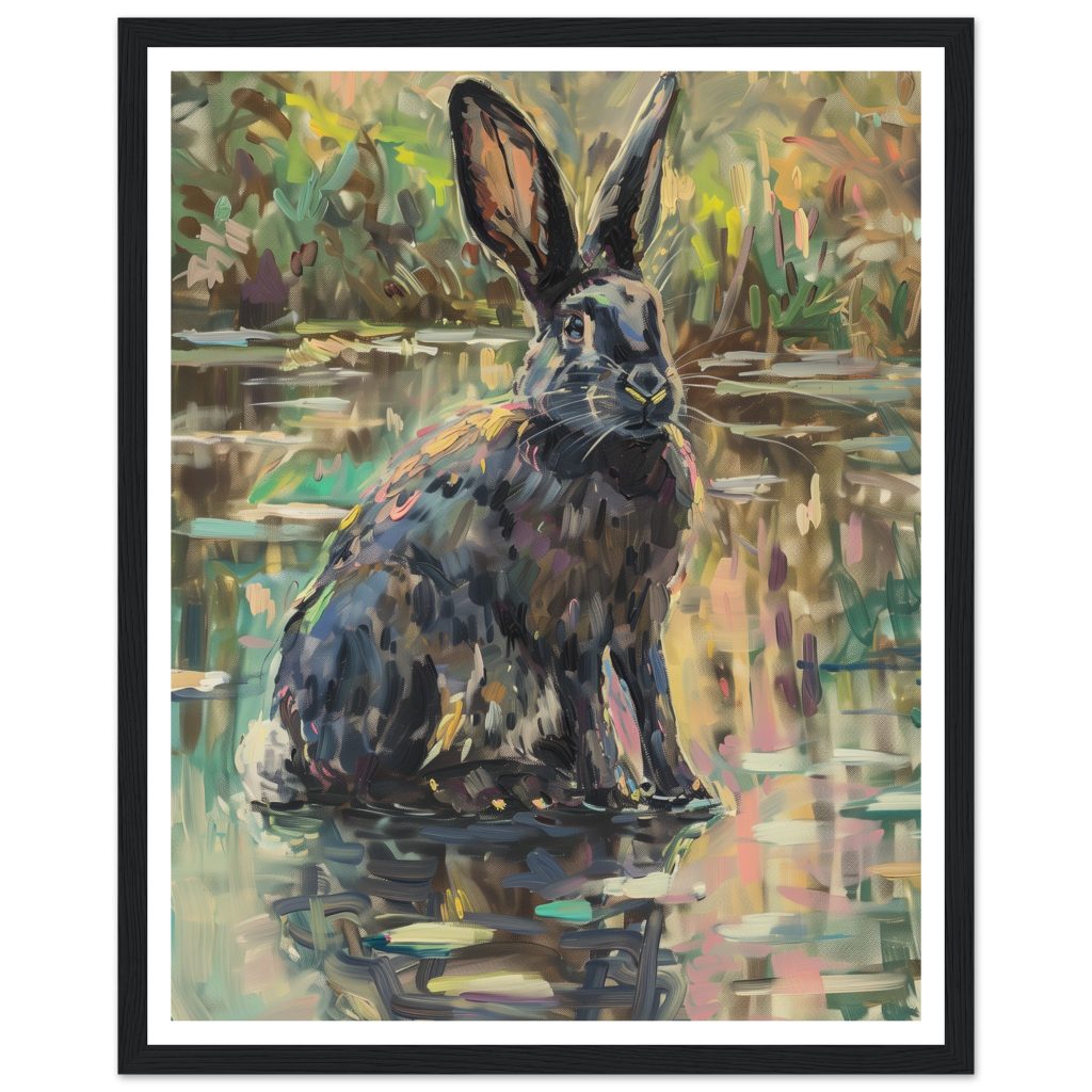 Black Rabbit - Claude Monet - Poster