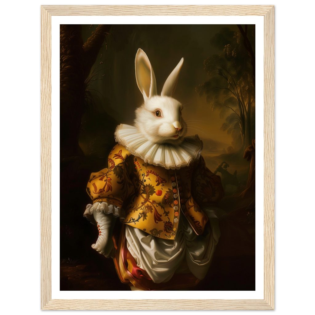 White Rabbit - Rembrandt van Rijn - Poster