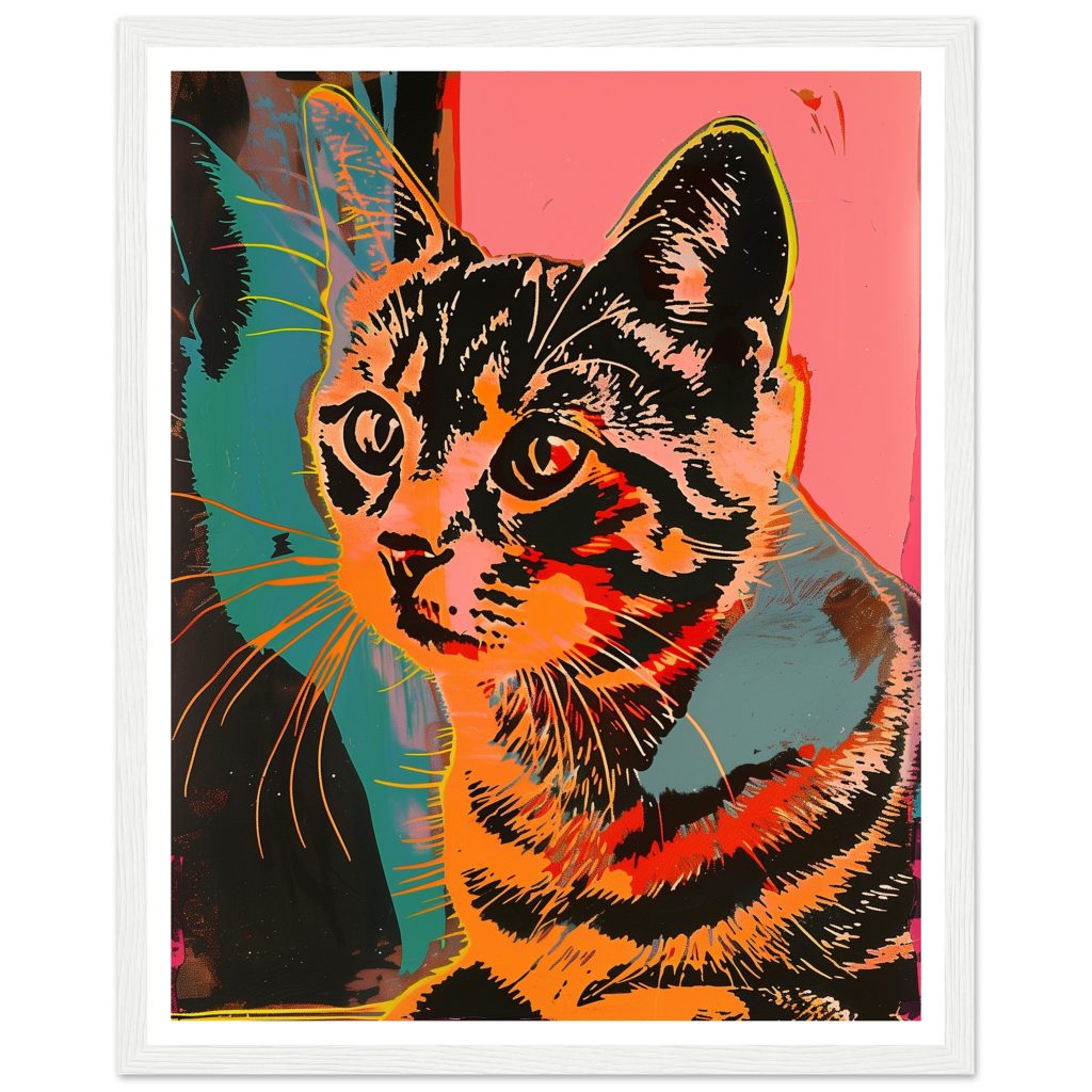 Tabby Cat - Andy Warhol - Poster