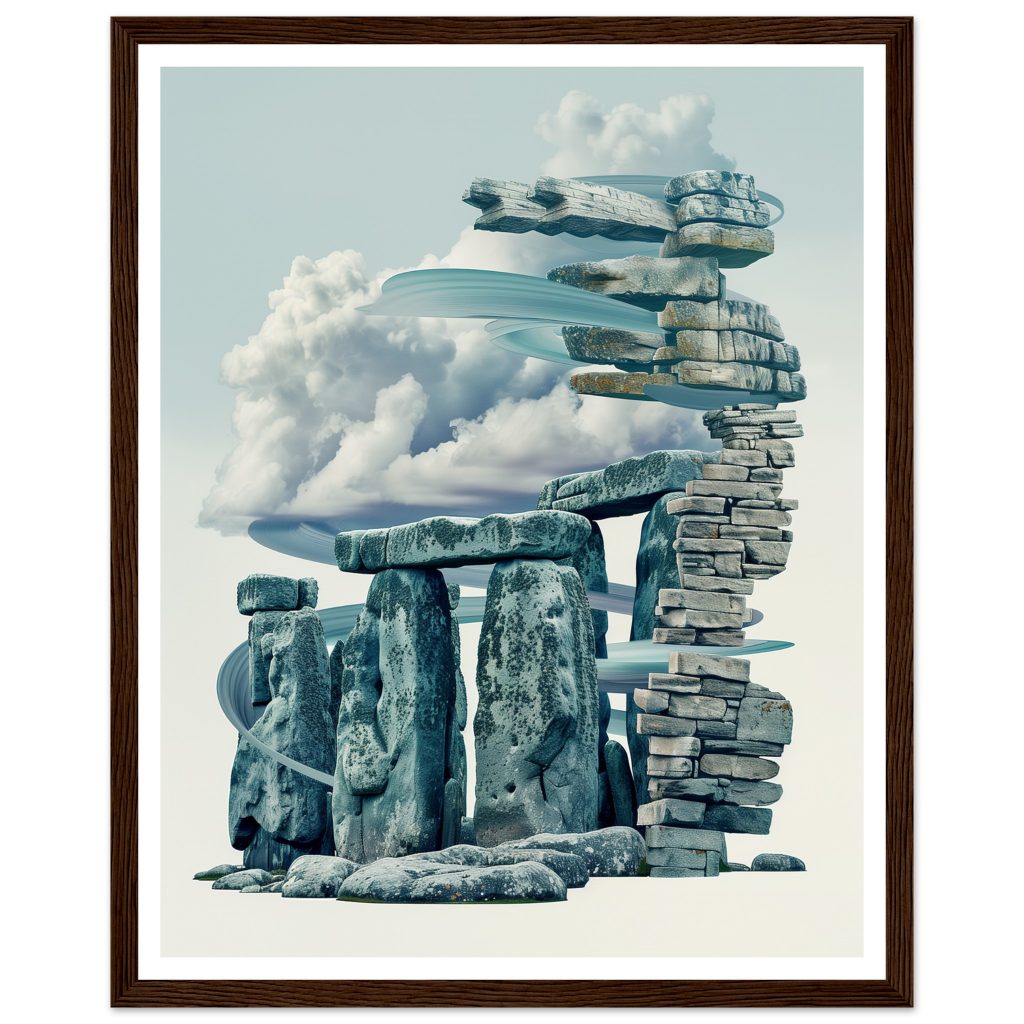 Stonehenge - Salvador Dalí - Poster