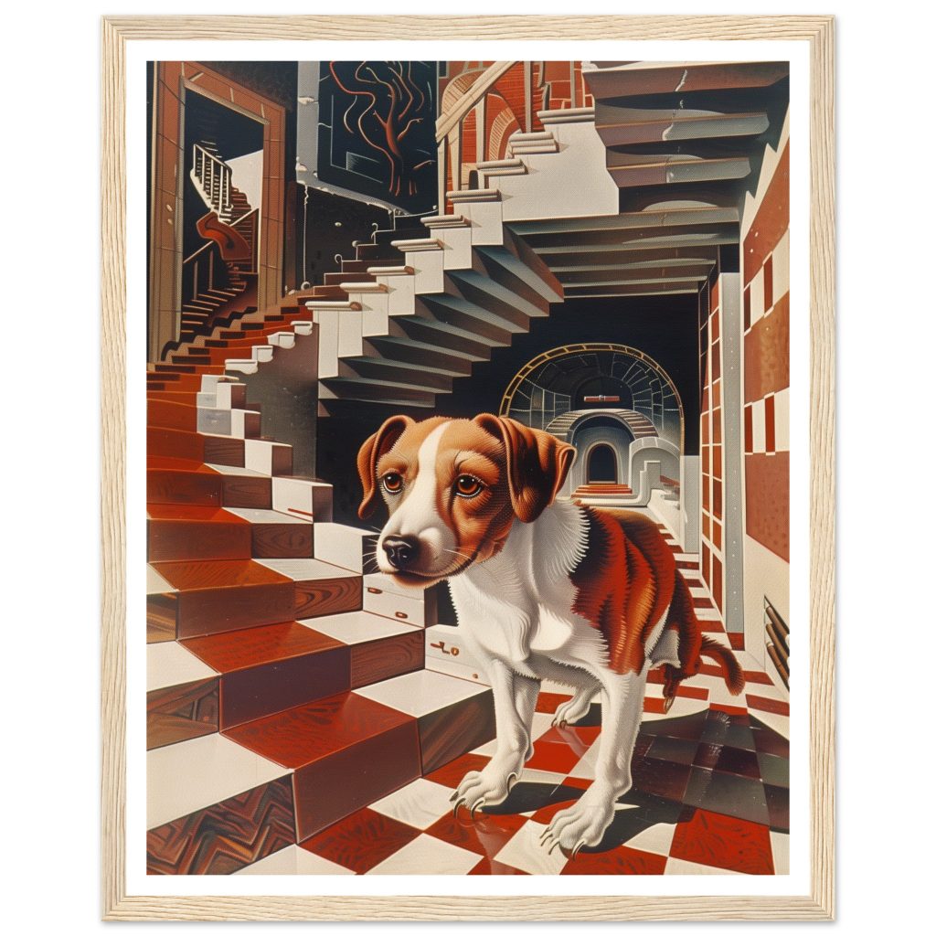 Jack Russell - M. C. Escher - Poster