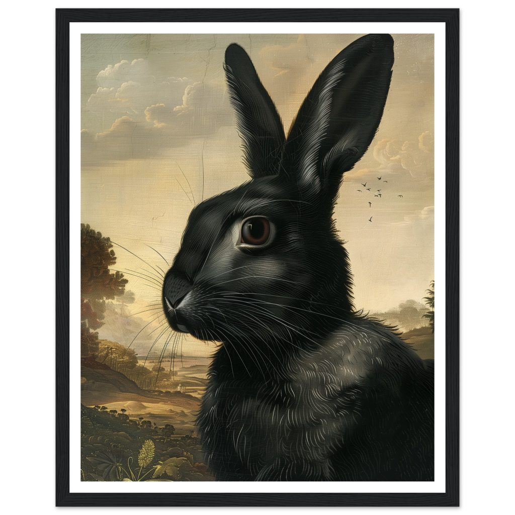 Black Rabbit - Leonardo da Vinci - Poster
