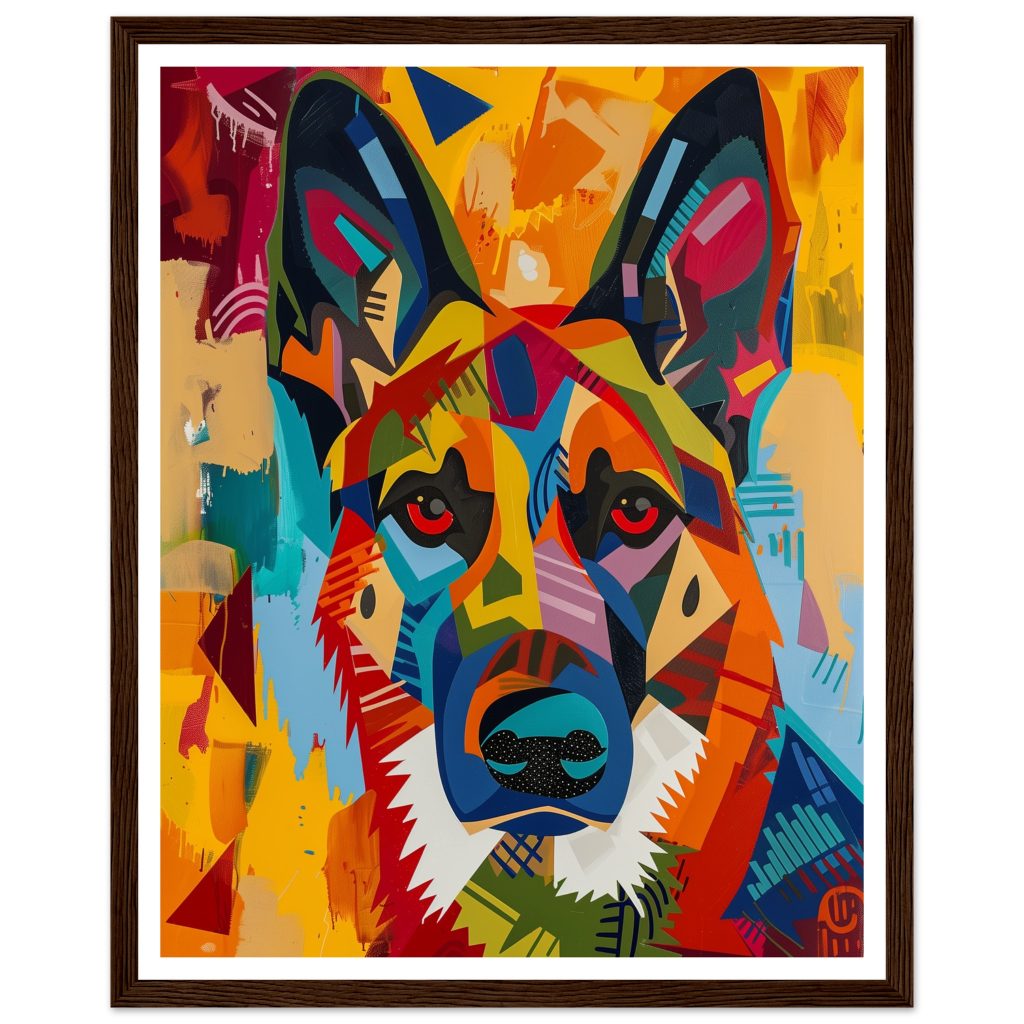 German Shepherd - Pablo Picasso - Poster