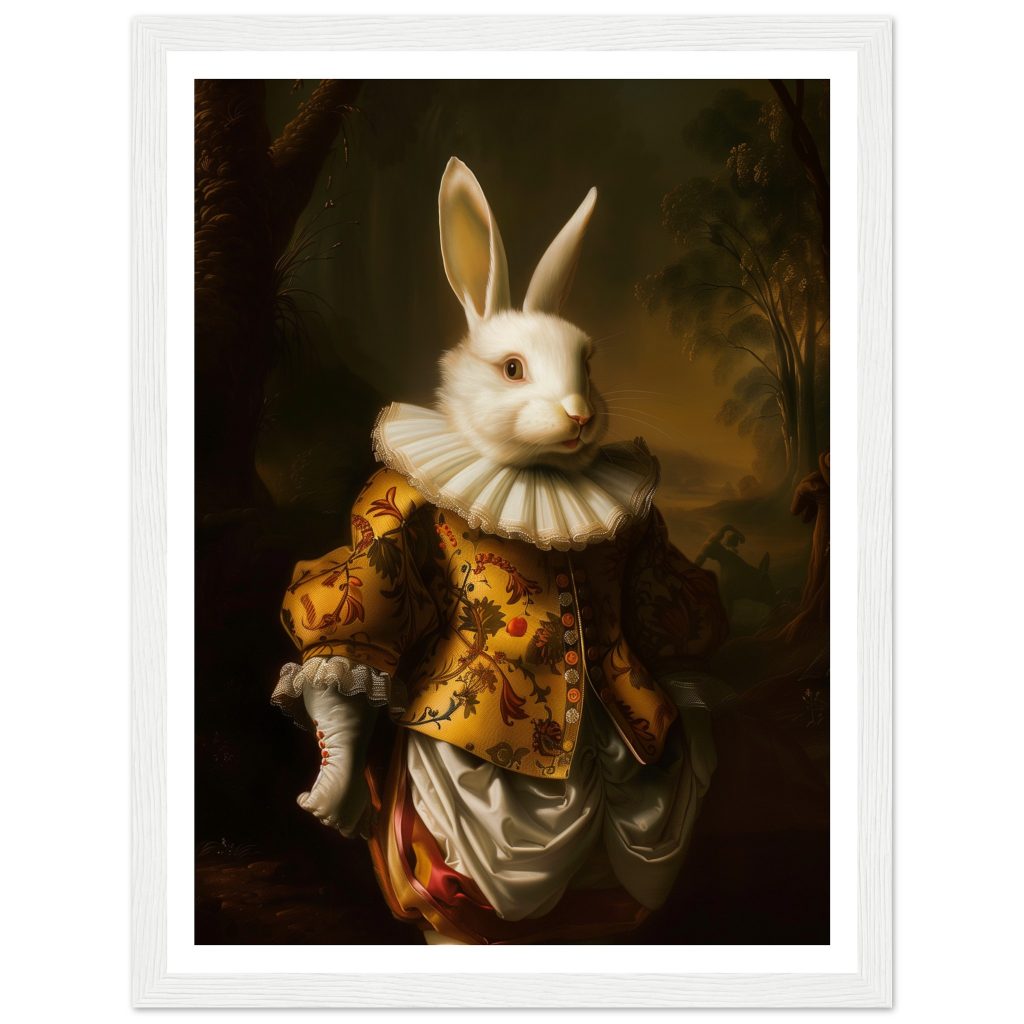 White Rabbit - Rembrandt van Rijn - Poster